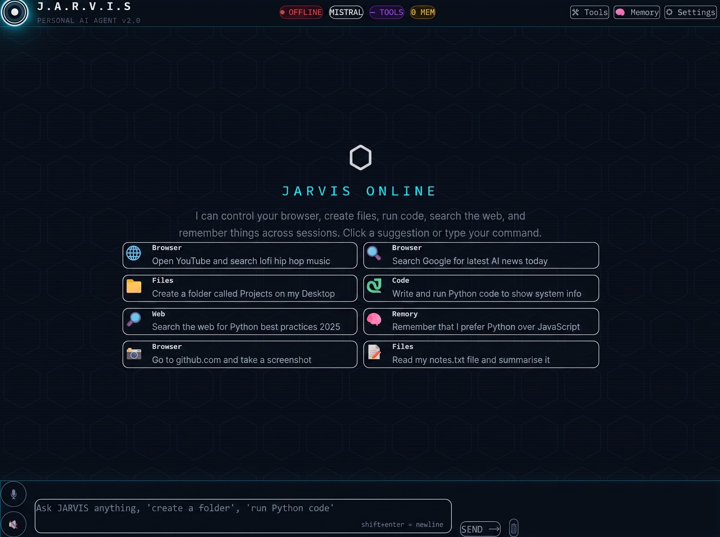 Autonomous AI Agent & Desktop Task Automation