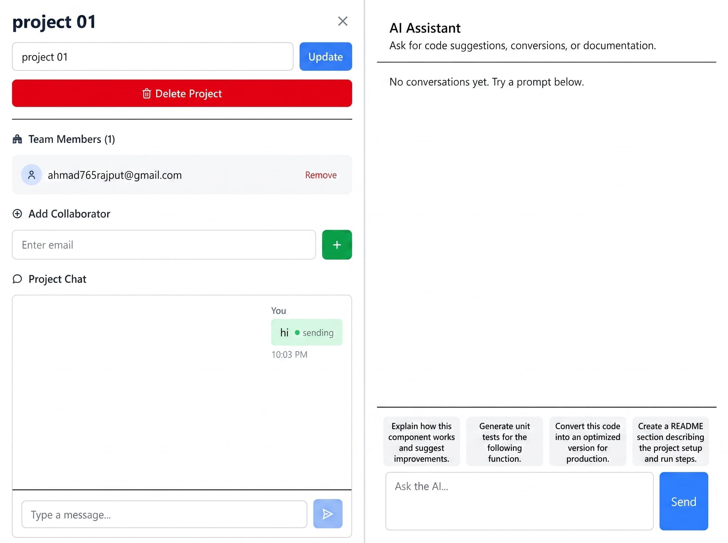 AI-Powered Developer Workspace & Real-Time Collaboration Platform
